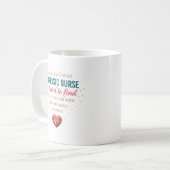 Personalized Forensic Nurse Appreciation Quote コーヒーマグカップ (正面左)