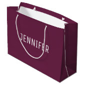 Personalized Formal Design Large Gift Bag ラージペーパーバッグ (裏面アングル)