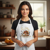 Personalized "Fowl Play" Funny Thanksgiving スタンダードエプロン