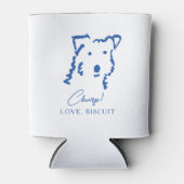 Personalized Fox Terrier Dog 缶クーラー (正面)