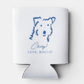 Personalized Fox Terrier Dog 缶クーラー (裏面)