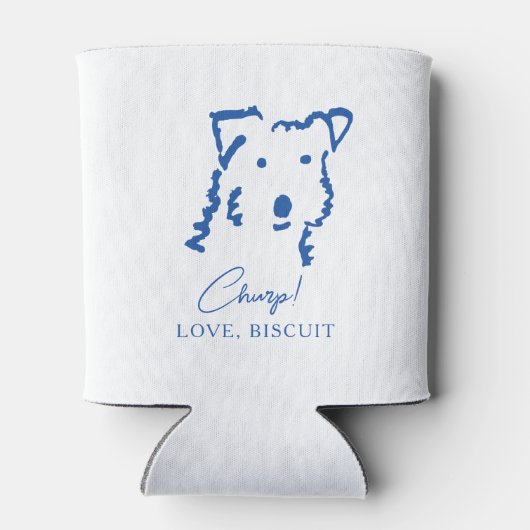 Personalized Fox Terrier Dog 缶クーラー (裏面)