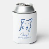 Personalized Fox Terrier Dog 缶クーラー (缶裏面)