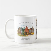 Personalized Frankfurt Germany Travel Photo Mug コーヒーマグカップ (左)