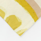 Personalized Fresh Lemon Slice Pattern Bright フリースブランケット (角)