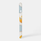 Personalized Fried Egg Pattern Fun Blue Funny  iPhone 16ケース (左側面)