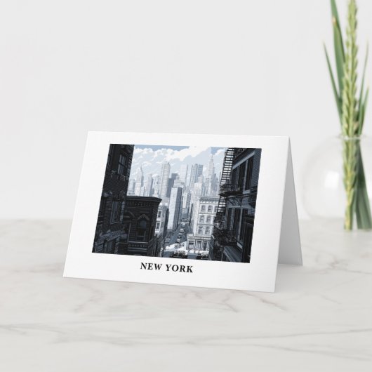 Personalized From New York Greeting card シーズンカード (正面)