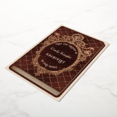 Personalized From the Library Of Bookplate Gold 箔シーズンカード (回転した状態)