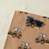 Personalized Front Loader Truck Kids ビーチタオル (インサイチュ)