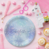 Personalized Frozen Icicles Short ペーパープレート (パーティー)