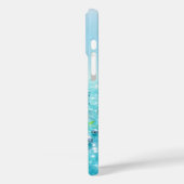 Personalized Frutiger Aero Floral Name iPhone Case Case-Mate iPhoneケース (裏面 / 左)