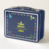 Personalized Fun Fiesta メタルランチボックス (正面)