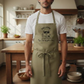 Personalized Funny Apron Too Cool for School エプロン