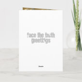 Personalized Funny Birthday Greeting Card カード (裏面)