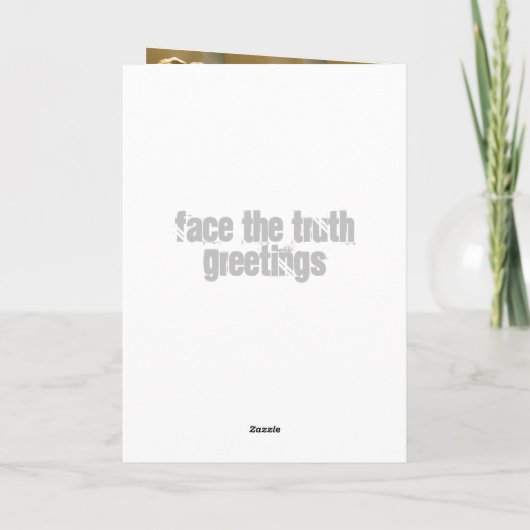 Personalized Funny Birthday Greeting Card カード (裏面)