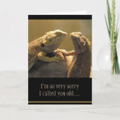 Personalized Funny Birthday Greeting Card カード (正面)