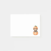 Personalized Funny Cat Cartoon Notes ポストイット (正面)