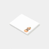 Personalized Funny Cat Cartoon Notes ポストイット (アングル)