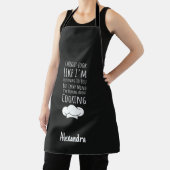 Personalized Funny Cooking Gifts Humor Mother エプロン (インサイチュ)