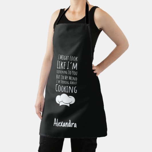 Personalized Funny Cooking Gifts Humor Mother エプロン (インサイチュ)