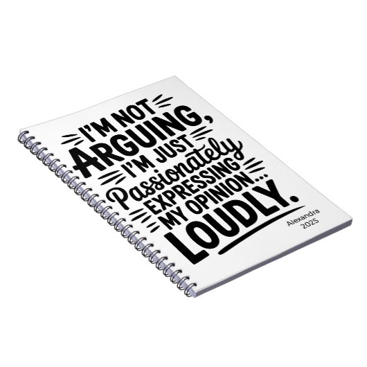 Personalized Funny Coworker Quote Notebook ノートブック (右側)