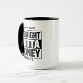 Personalized Funny Dad Coffee Mug Fathers Day マグカップ (正面左)