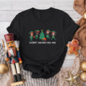 Personalized Funny Face Photo Christmas Elf Tシャツ