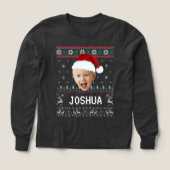 Personalized Funny Face Photo with Santa Hat Ugly (デザイン正面)