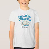 Personalized Funny Family Christmas トライブレンドＴシャツ (正面)