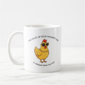 Personalized funny Farmhouse Coffee Cup コーヒーマグカップ (左)