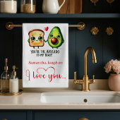 Personalized Funny Food Valentine Kitchen Towel キッチンタオル