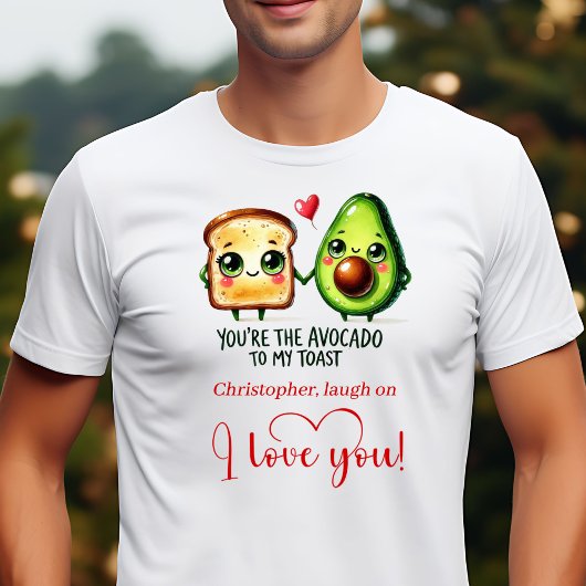 Personalized Funny Food Valentine T-Shirt Gift  Tシャツ