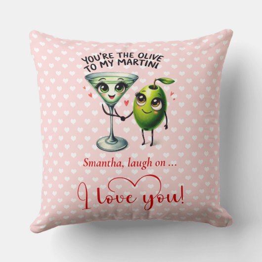 Personalized Funny Fruits Pun Valentine Gifts クッション (裏面)