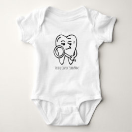  Personalized Funny Future Dentist Baby Bodysuite ベビーボディスーツ