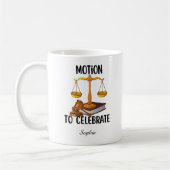 Personalized funny  law graduate  コーヒーマグカップ (左)