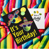 Personalized Funny Lemon Lime  カード