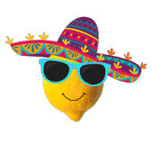 Personalized Funny Lemon Lime  カード