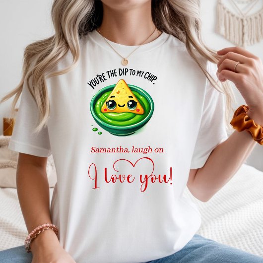Personalized Funny Love Food Women T-Shirt Tシャツ