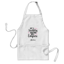 Personalized Funny Nail Boss Nail Salon Apron スタンダードエプロン