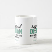 Personalized Funny RD Dietitian Gifts コーヒーマグカップ (中央)