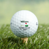 Personalized Funny Straight and True Gift for Golf ゴルフボール (インサイチュ 木)