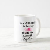 Personalized funny valentines day 2026 love quote コーヒーマグカップ (正面右)