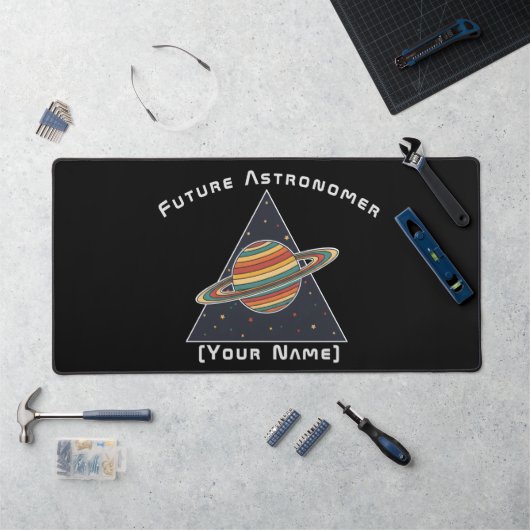 Personalized Future Astronomer Desk Mat デスクマット (ワークステーション)