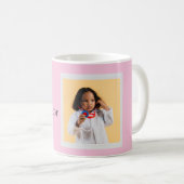 Personalized Future Doctor Kids with Name & Photo コーヒーマグカップ (正面右)