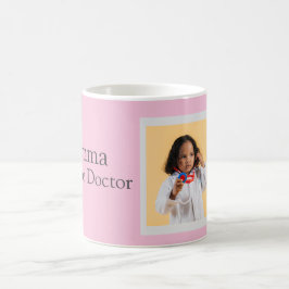 Personalized Future Doctor Kids with Name & Photo コーヒーマグカップ