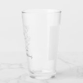 Personalized future Mrs iced coffee cup custom  タンブラーグラス (左)