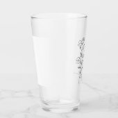 Personalized future Mrs iced coffee cup custom  タンブラーグラス (右)