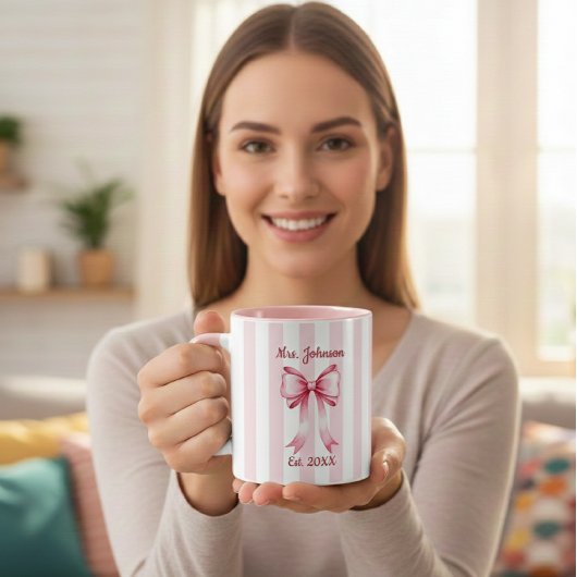 Personalized Future Mrs. Mug, Custom Engaged Mug マグカップ