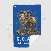 Personalized G.O.A.T. ゴルフタオル (インサイチュ)