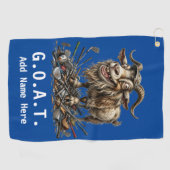 Personalized G.O.A.T. ゴルフタオル (横)